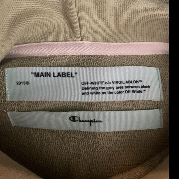 Off White Champion Hoodie - Picture 8 of 8